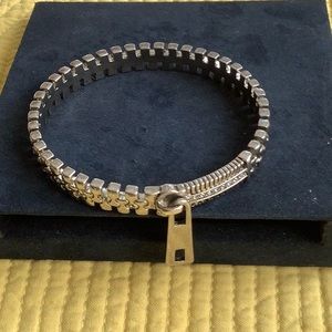Jewelmint Zipper Bracelet Silver tone